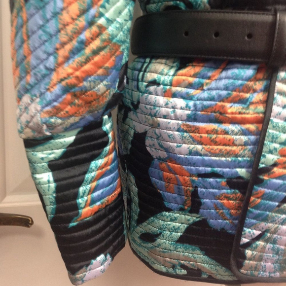 Vintage Pierre Labiche Silk Puff Sleeve Open Front Jacket S - Picture 7 of 13